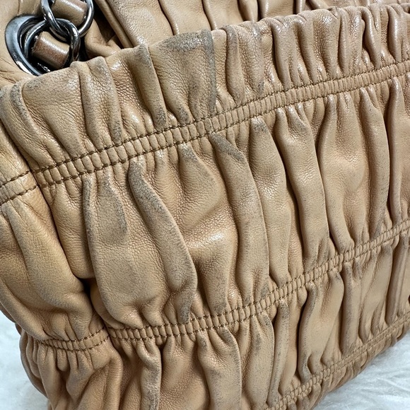 💯Authentic Prada Nappa Gaufre Chain Shoulder Bag🍀 - Picture 12 of 17